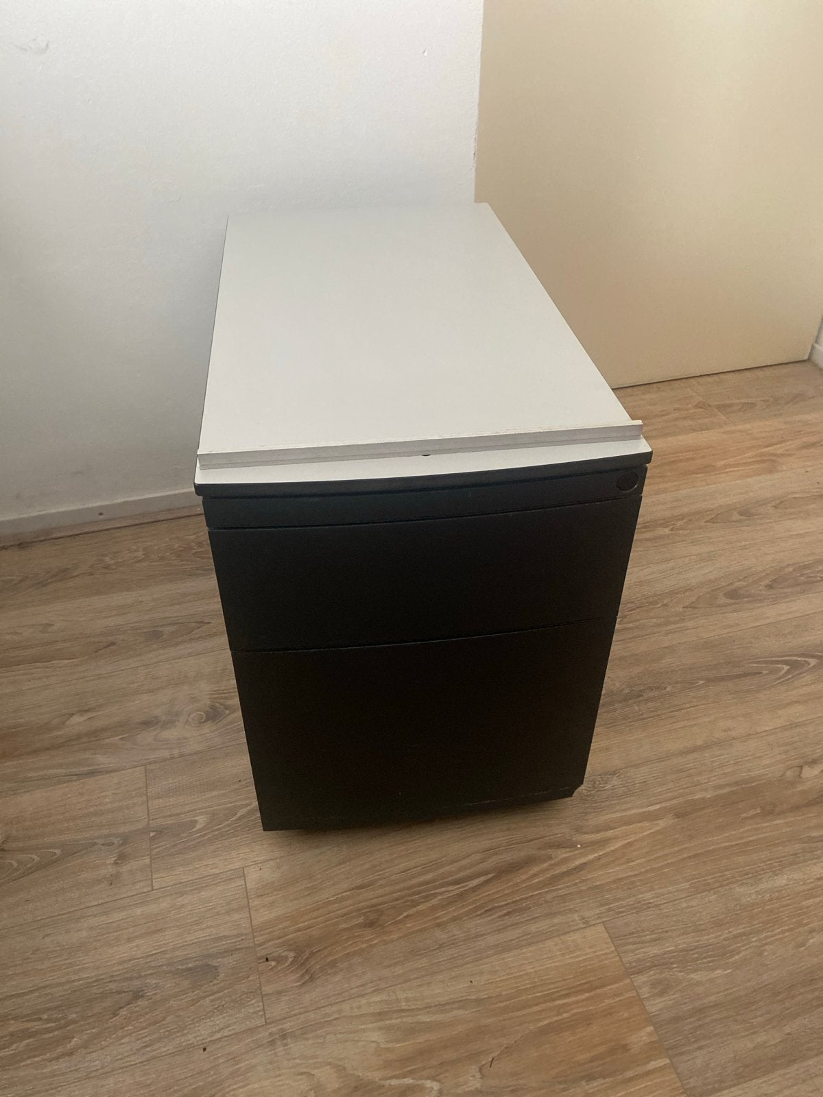 Verrijdbaar ladeblok met 3 laden - Donkergrijs/Wit, Huis en Inrichting, Ophalen, Minder dan 50 cm, 3 of 4 laden, Minder dan 100 cm