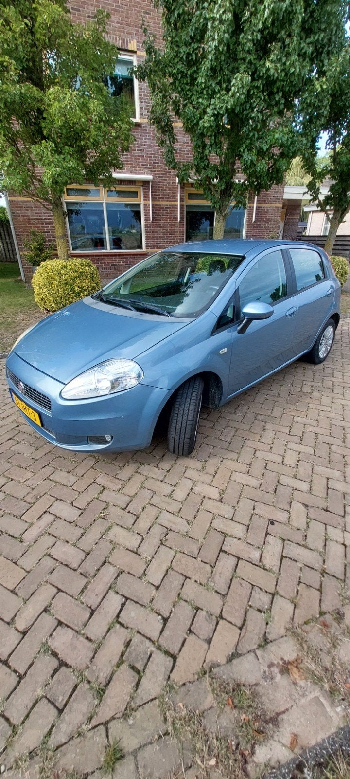 Fiat Grande Punto 1.4 5DR 2009 Blauw, Auto's, Voorwielaandrijving, Stof, 40 €/maand, 4 cilinders