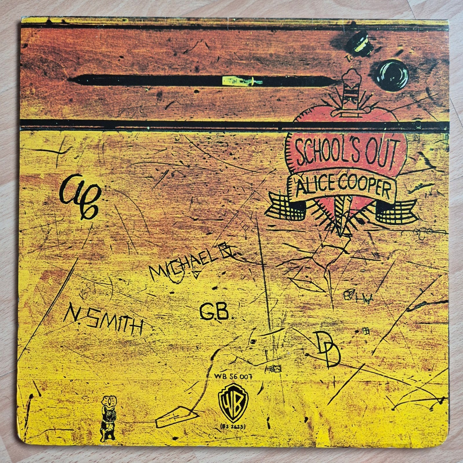 Alice Cooper School's Out Warner DE VG+ / VG+, LP, Gebruikt, Ophalen of Verzenden, Classic Rock