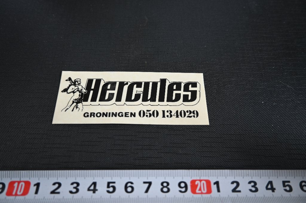 sticker transparant HERCULES groningen, Verzamelen, Ophalen of Verzenden, Zo goed als nieuw