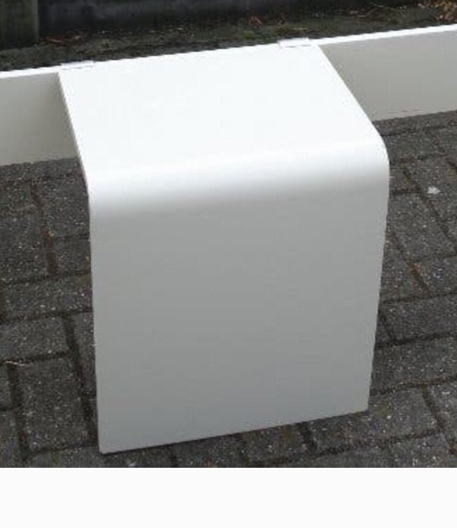 AANHAAKTAFEL HOOG, 48 CM., AUPING AURONDE ALPINEWIT, ZGAN, Wit, Tweepersoons, Ophalen of Verzenden, Zo goed als nieuw