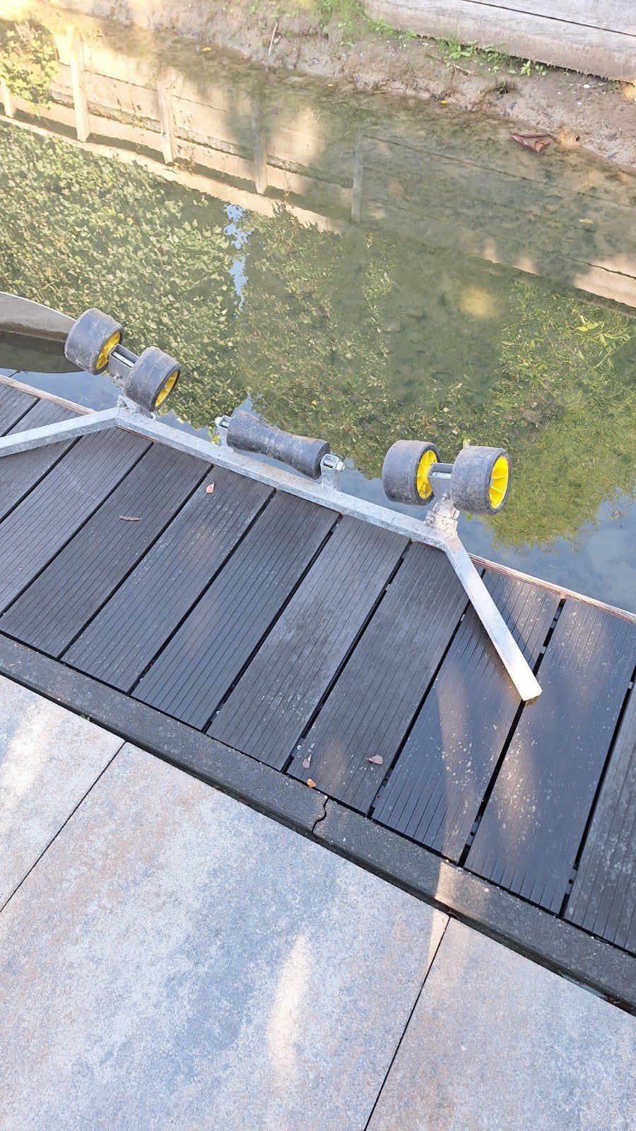 waltrekker/boeggeleider voor steiger., Ophalen, Zo goed als nieuw, Overige typen, Zeilboot of Motorboot