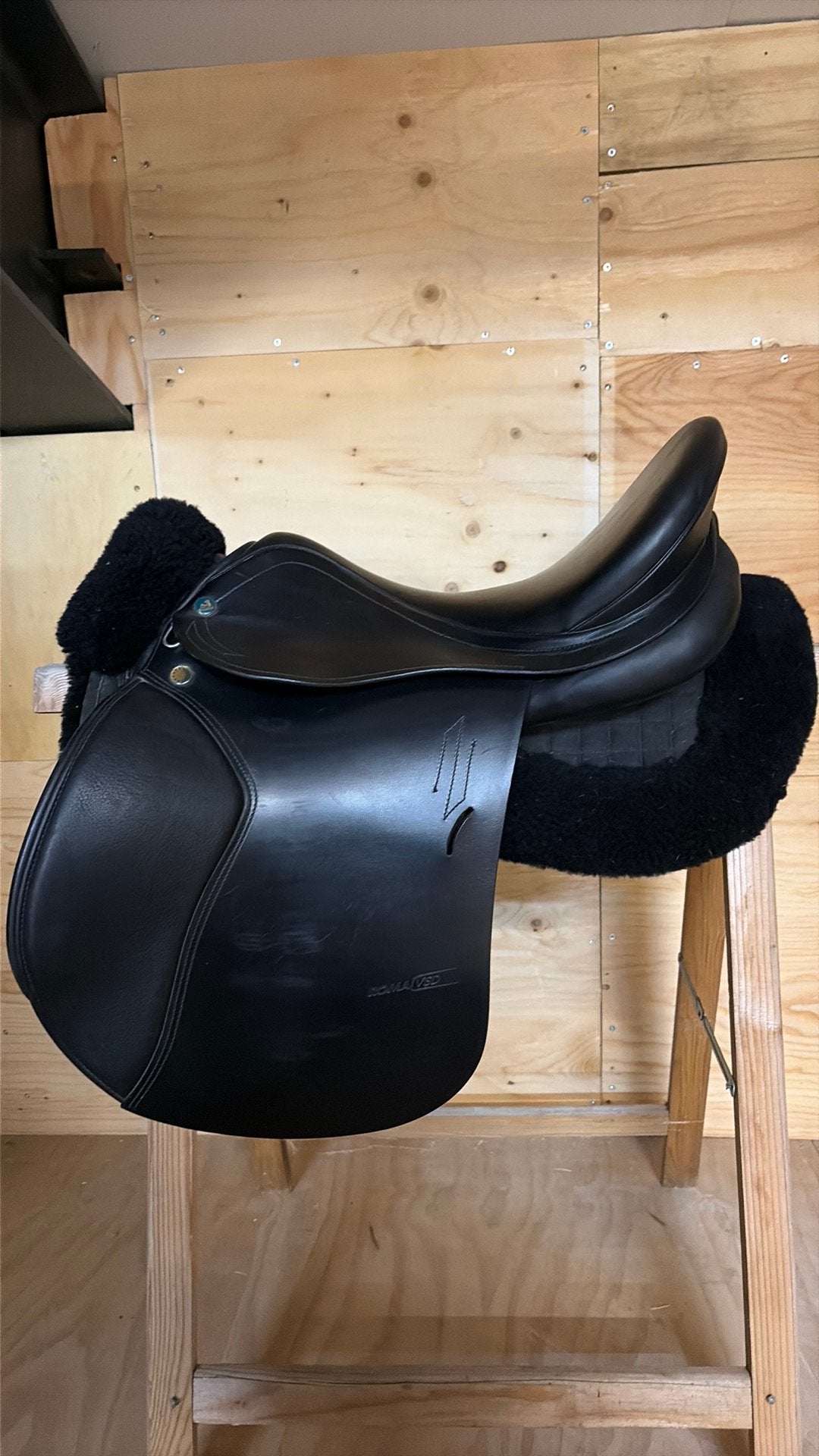 Prestige roma VSD zadel te koop, Dieren en Toebehoren, Ophalen, M (17 inch), Prestige, Zo goed als nieuw