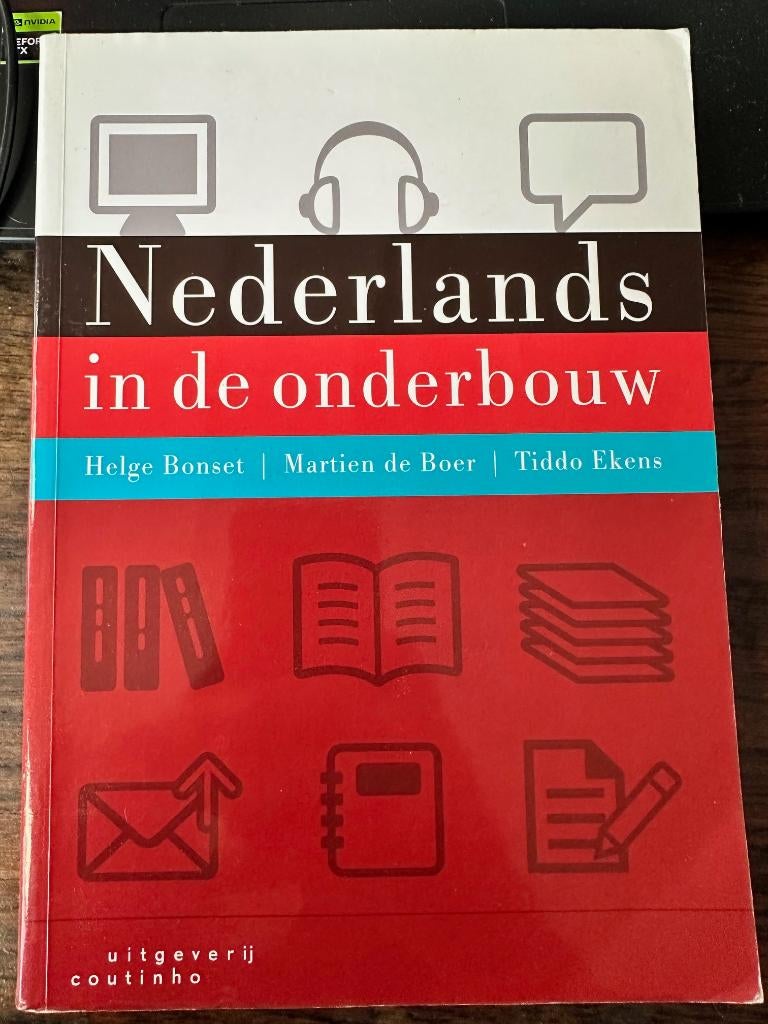 Nederlands in de onderbouw, Bonset de Boer Ekens, Boeken, Studieboeken en Cursussen, Gelezen, WO, Alpha, Uitgeverij Coutinho