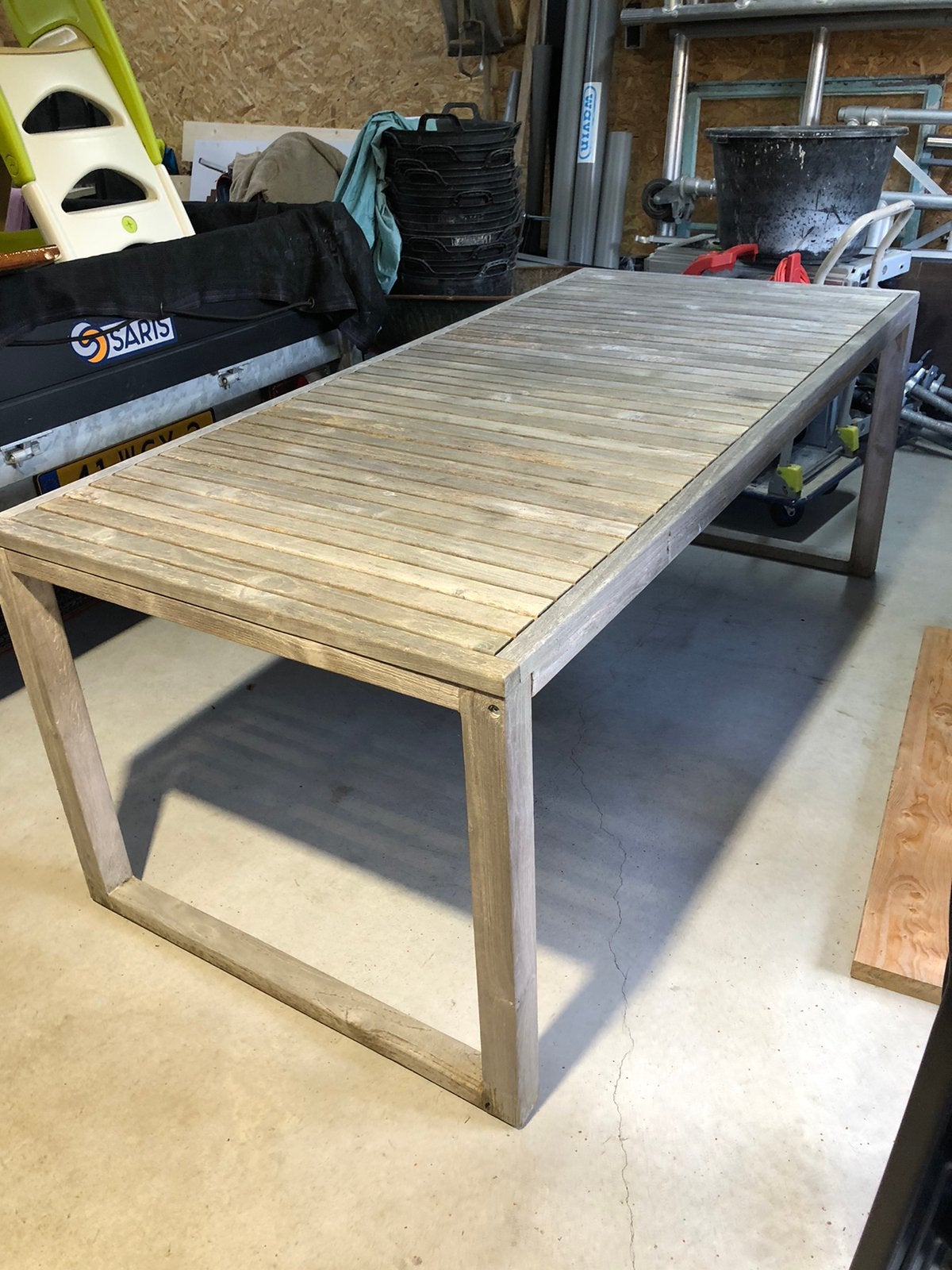 Jysk Tuintafel jutlandia hardhout, Ophalen, Gebruikt, Rechthoekig, Hout