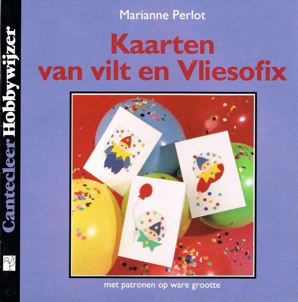 Cantecleer hobbywijzer kaarten van vilt en vliesofix  Perlot, Ophalen of Verzenden, Zo goed als nieuw, Kerst