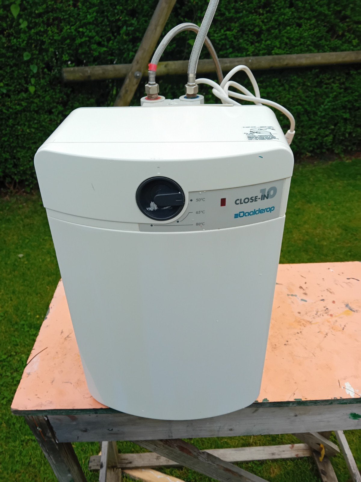 Daalderop Close-in 10 liter boiler -, Gebruikt, Aardgas, Minder dan 20 liter, 3 t/m 5 jaar oud