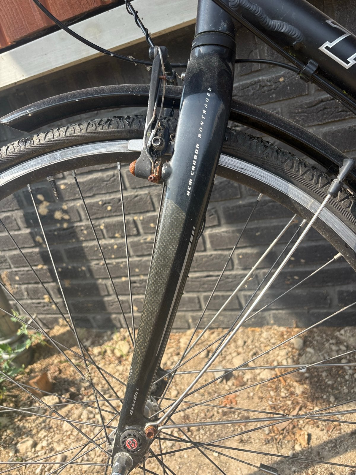 Bontrager Carbon Voorvork 28 inch, Fietsen en Brommers, Gebruikt, Ophalen of Verzenden, Voorvork, Racefiets