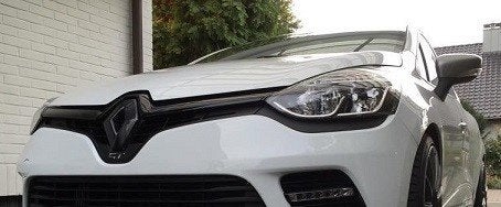 Zwart logo cover RENAULT CLIO 4 2013 - 2019 GT (-line), RS, Auto diversen, Tuning en Styling, Ophalen of Verzenden, Toptuning