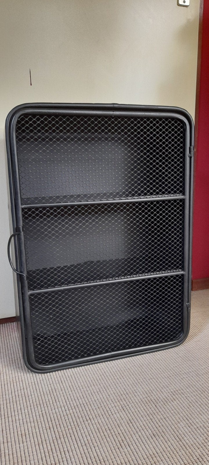 WOOOD metalen hangkastje Nova zwart 61x45x20 cm, Ophalen, Met deur(en), Zo goed als nieuw, Minder dan 150 cm