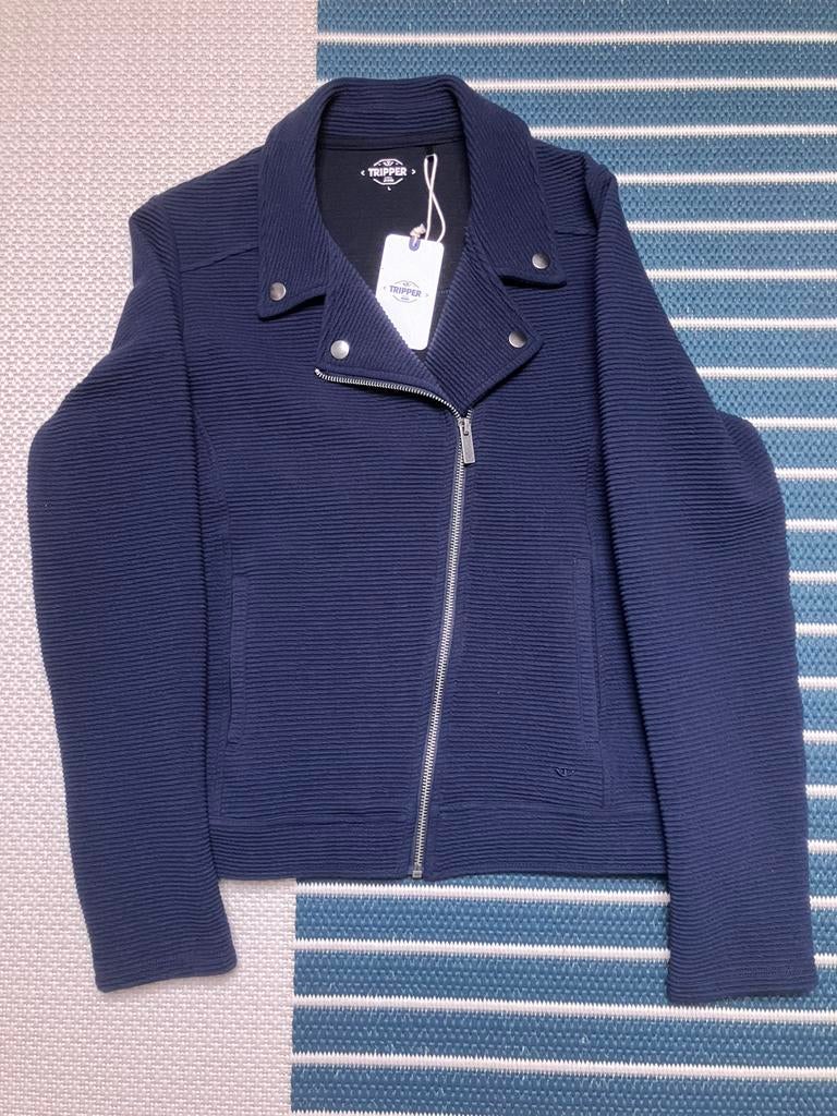 Tripper damesvest donkerblauw mt. L NIEUW met prijskaartje, Ophalen of Verzenden, Nieuw, Maat 42/44 (L), Blauw