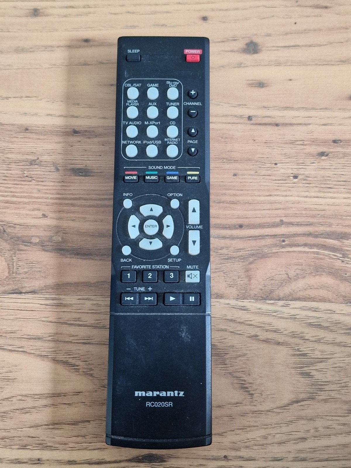 Marantz RC020SR Afstandsbediening - Gebruikt, Ophalen of Verzenden, Gebruikt, Origineel, Receiver of Versterker