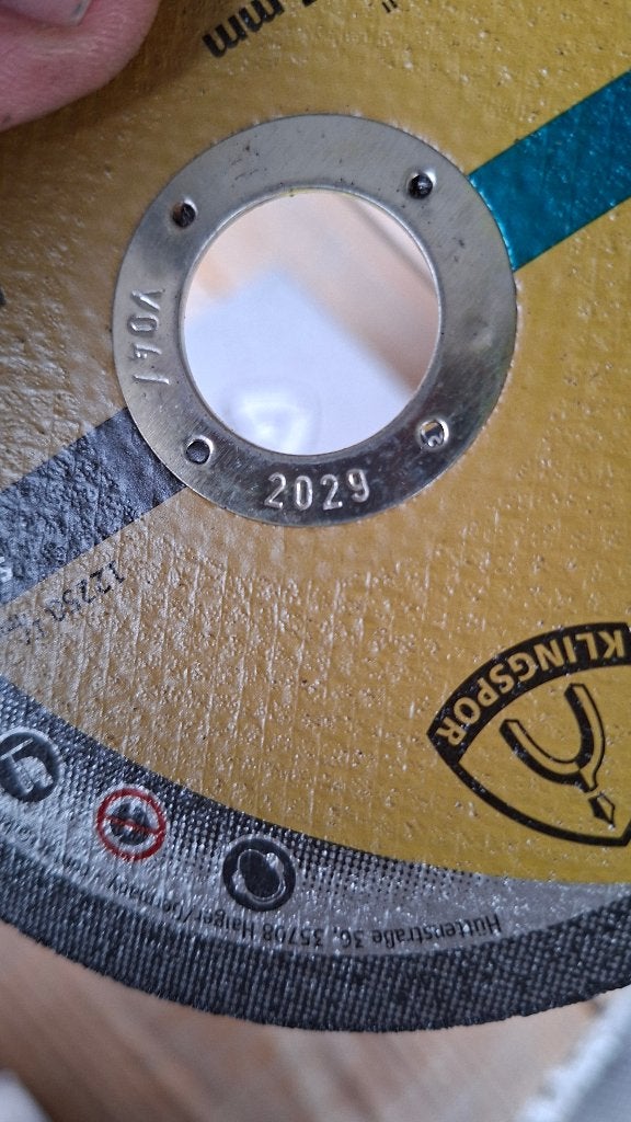 100x Klingspor A60TZ Slijpschijven 1mm doorslijpschijven, ,, Nieuw, Ophalen of Verzenden, ,