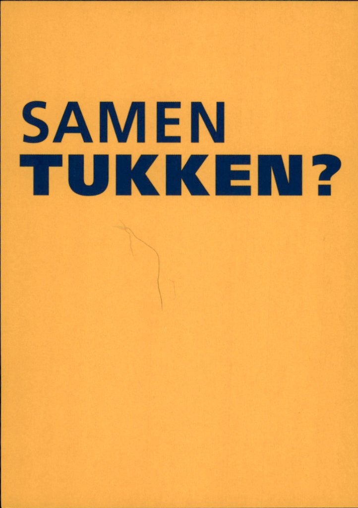 Samen tukken? reclame kaart NS, Verzenden, 1980 tot heden, Ongelopen, Overige thema's