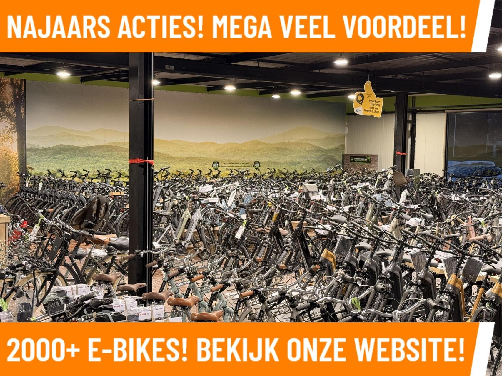 GROOTSTE FIETSEN ZAAK NOORD NEDERLAND MAGAZIJN OPRUIMING!, Nieuw, 50 km per accu of meer, Batavus