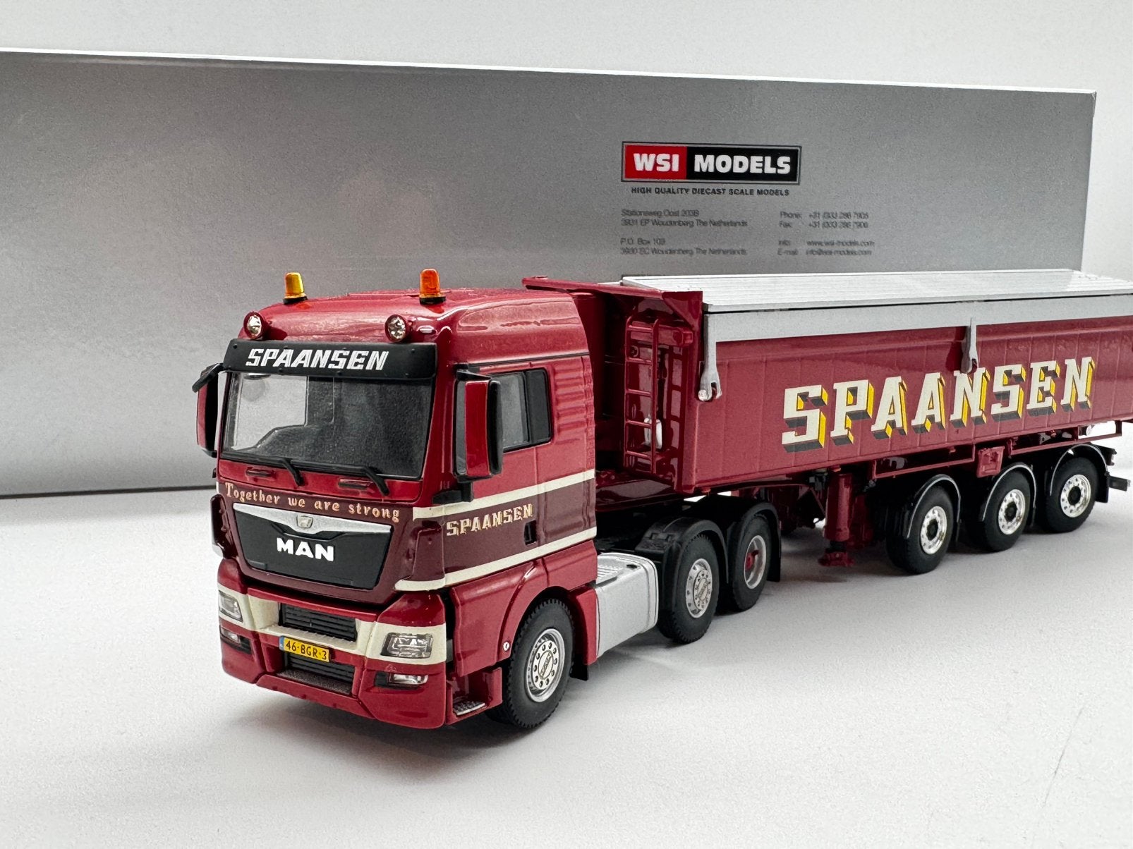 WSI MAN TGX KIPPER SPAANSEN, ., Nieuw, Ophalen of Verzenden, .
