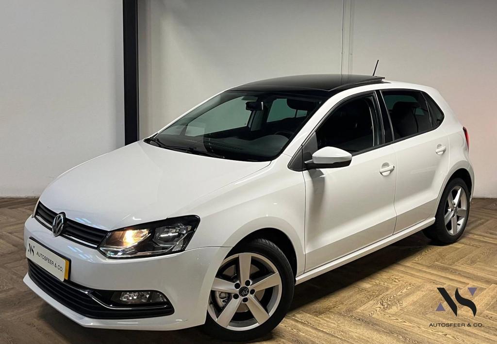 Volkswagen Polo 1.2 TSI Comfortline PANO NAVI, Voorwielaandrijving, Stof, Gebruikt, Zwart