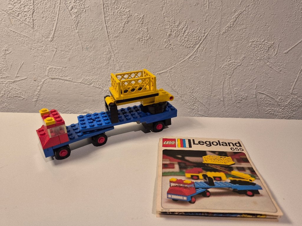 Lego 655 Mobile Hydraulic Hoist, Gebruikt, Lego, Compleet, Ophalen of Verzenden