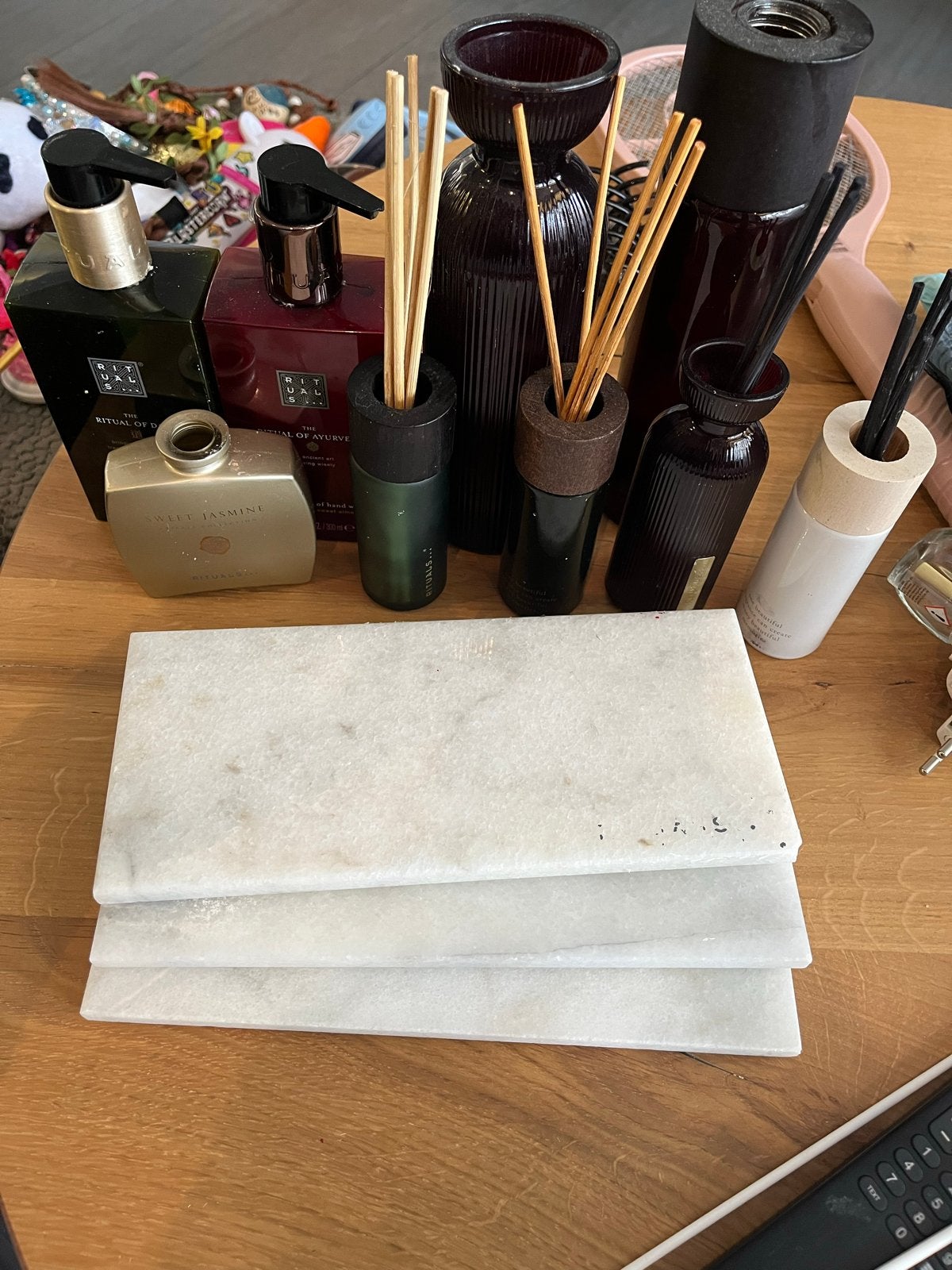 T.e.a.b Lege en gebruikte Rituals producten, Ophalen, Gebruikt, Zwart, Glas