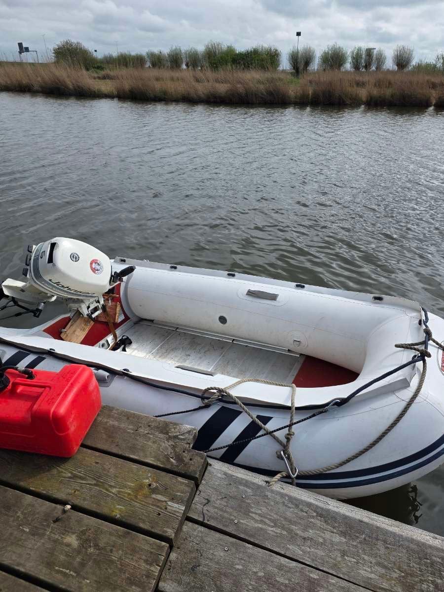 Gestolen rubberboot met 8pk johnson, Ophalen