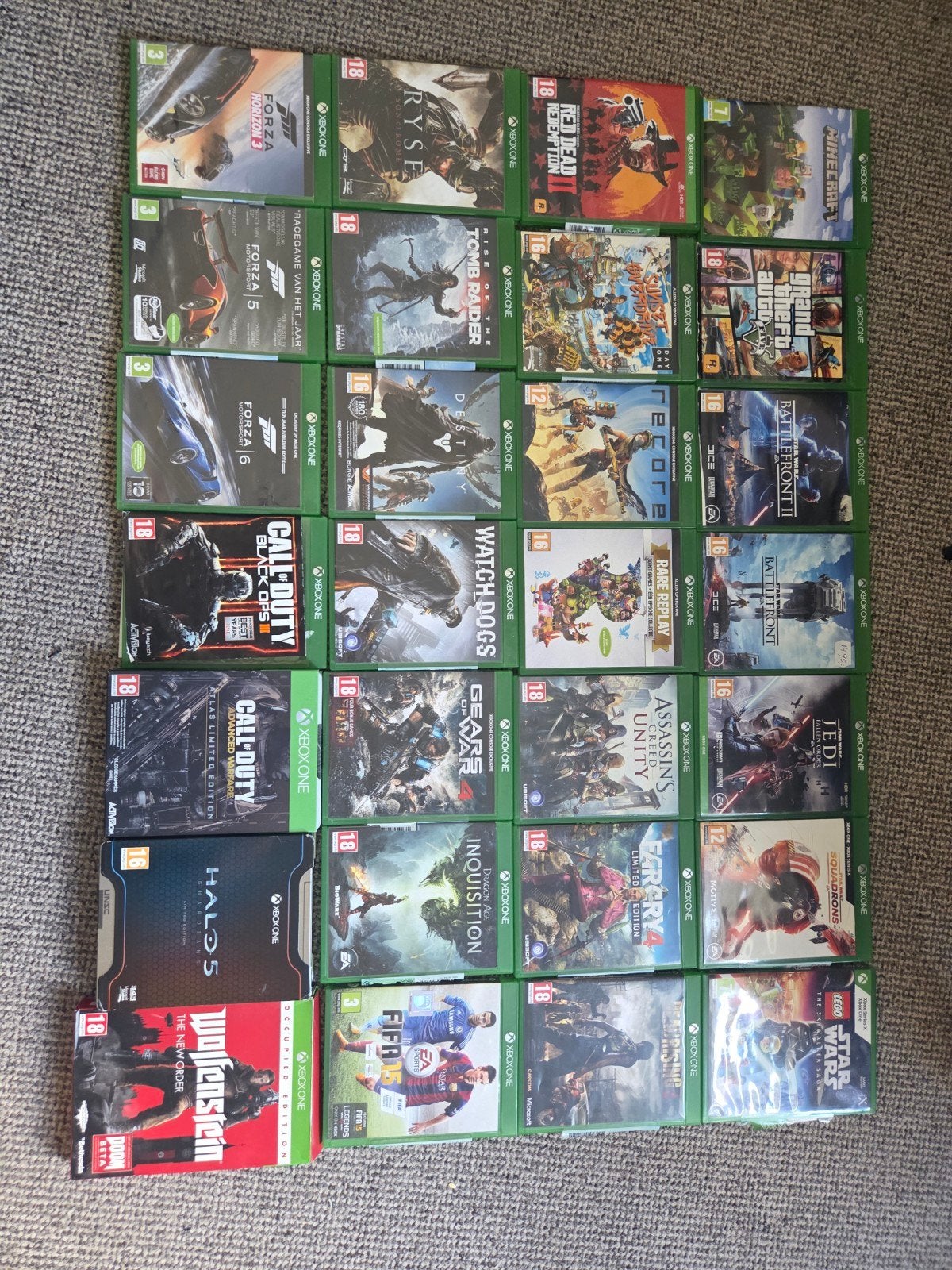 Grote collectie Xbox One games - Diverse genres, Spelcomputers en Games, Ophalen, Gebruikt, Overige genres, 2 spelers