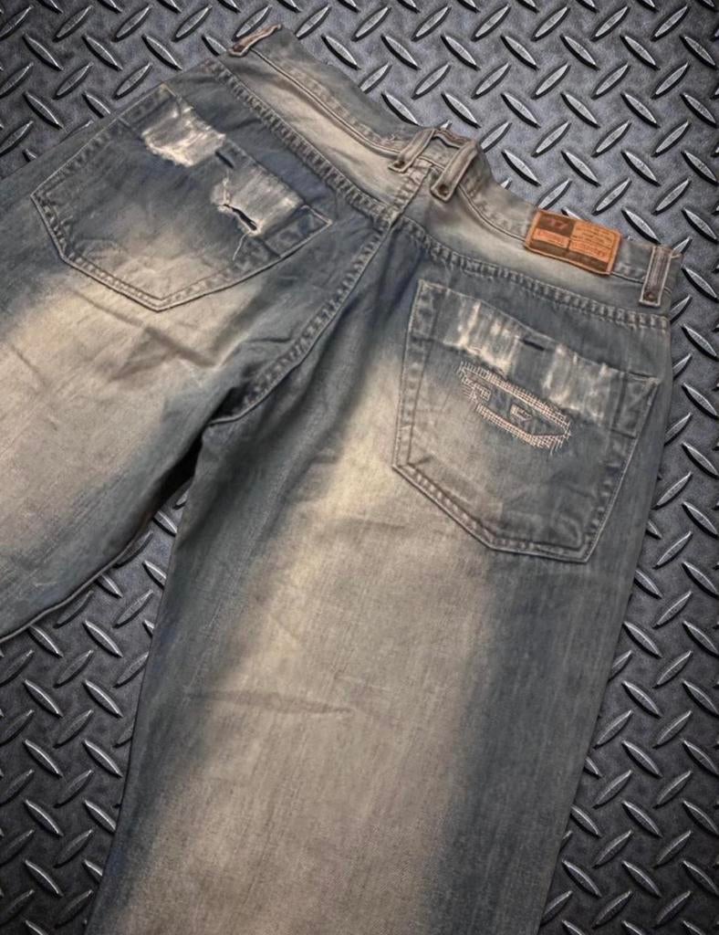 Diesel Kulter Baggy Jeans 30x34 Y2K, Ophalen of Verzenden, Zo goed als nieuw, Blauw, W32 (confectie 46) of kleiner