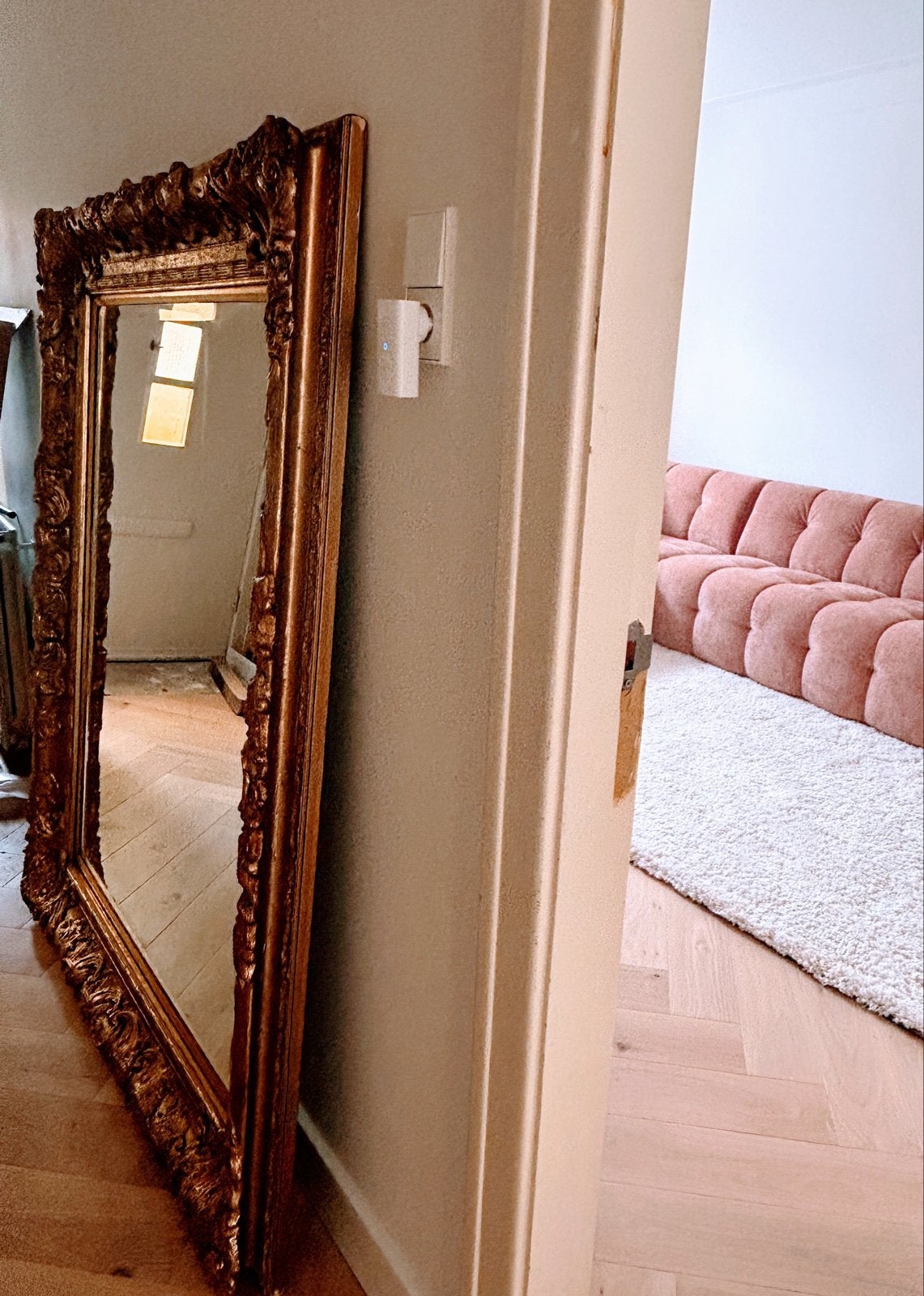 Grote Barok Spiegel in nieuwstaat - 130x160 cm, Huis en Inrichting, Woonaccessoires | Spiegels, Ophalen, 125 cm of meer, Zo goed als nieuw