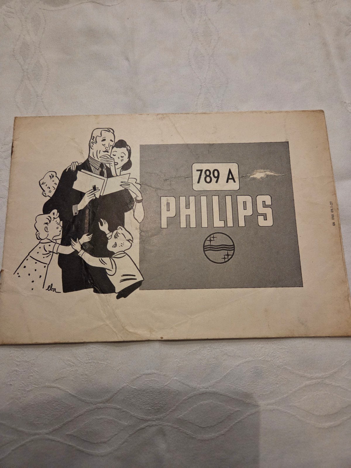 Philips 789 A Radio Gebruiksaanwijzing (Vintage), Auto diversen, Ophalen of Verzenden