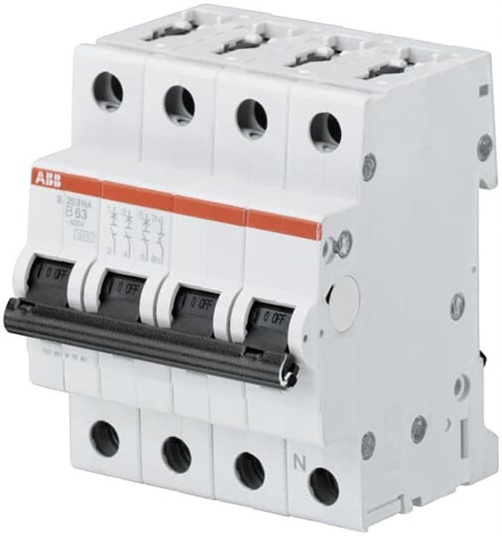 Automaat B63A 3P+N 6kA, Verzenden, Nieuw