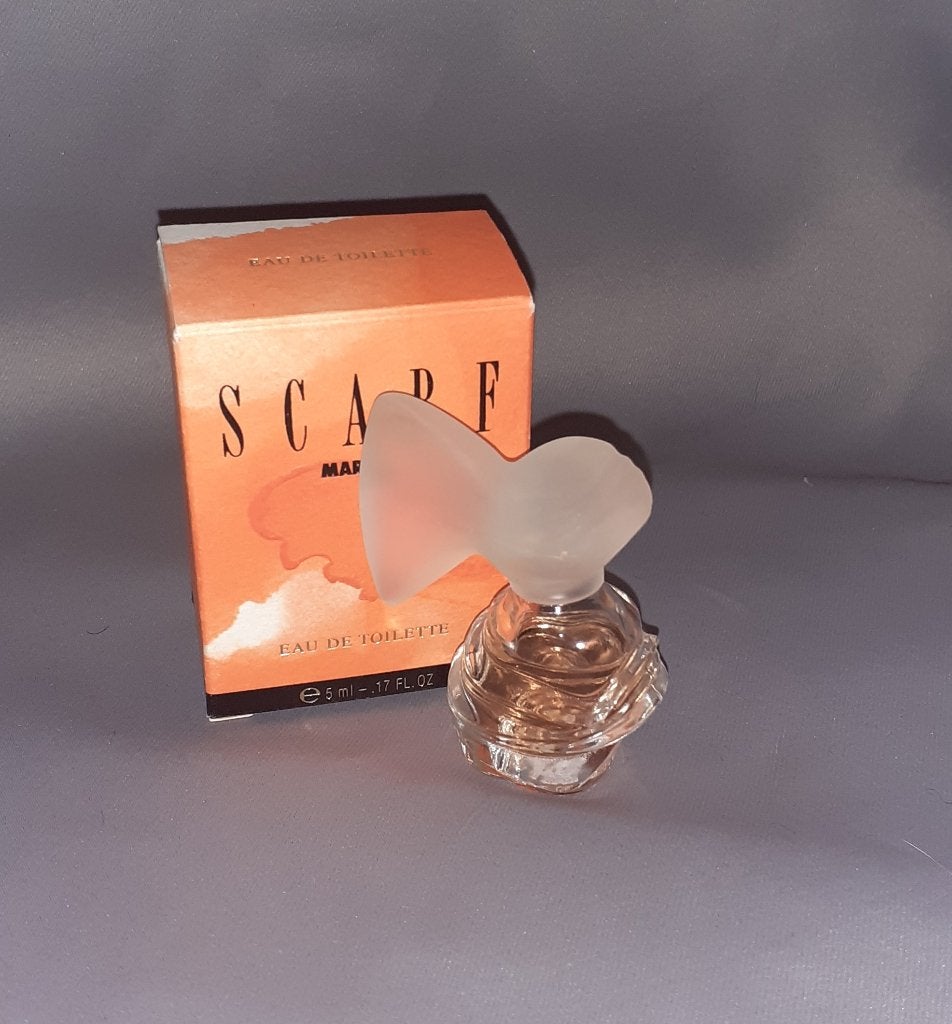 Volle parfum mini - Marbert Scarf + doosje, Ophalen of Verzenden, Zo goed als nieuw, Miniatuur, Gevuld