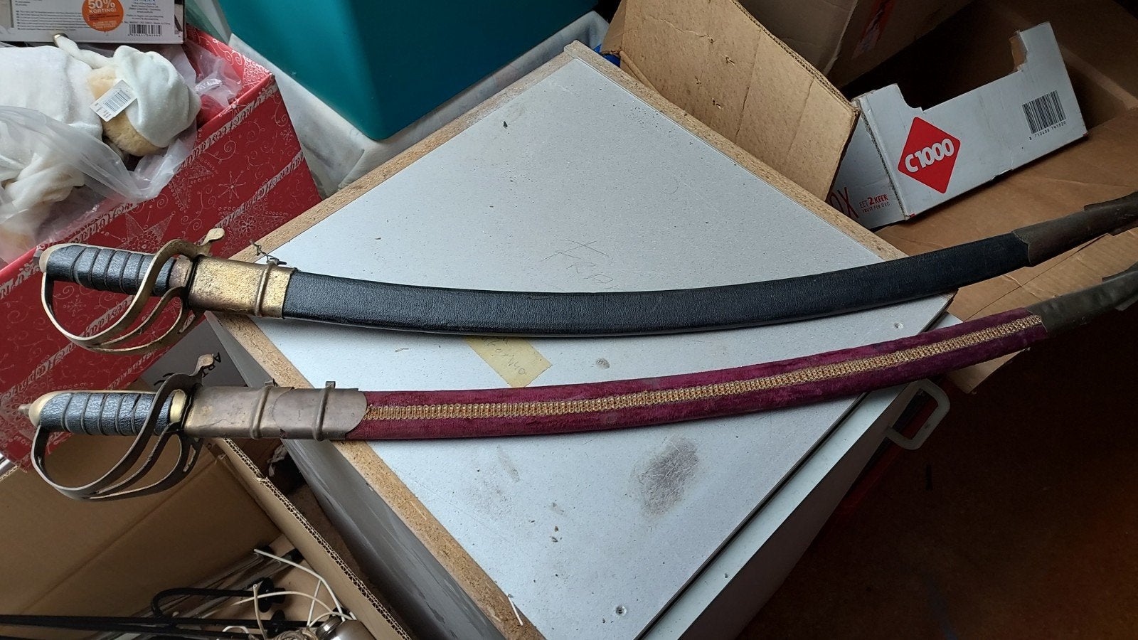 Decoratieve zwaarden met schede - Made in India, Ophalen of Verzenden, Gebruikt