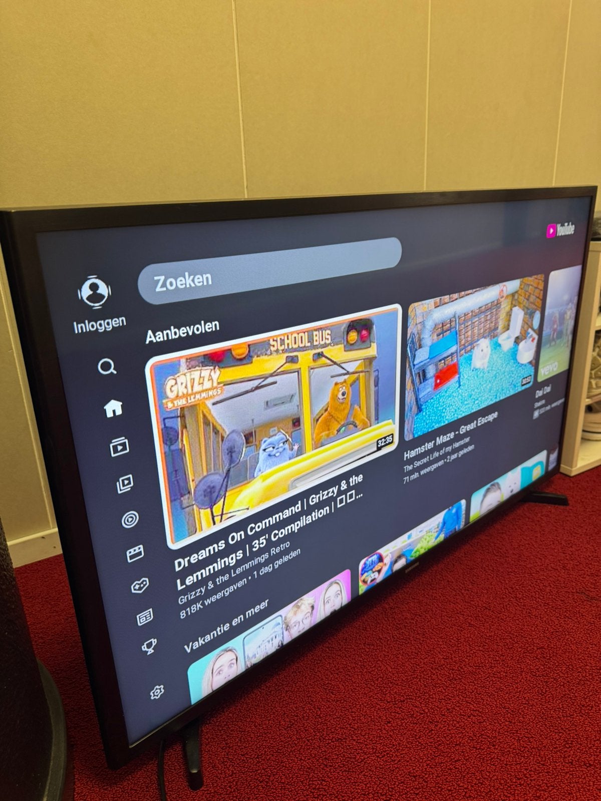 Samsung Smart TV 40 inch wi-fi, 50 Hz, Ophalen of Verzenden, Zo goed als nieuw, Samsung