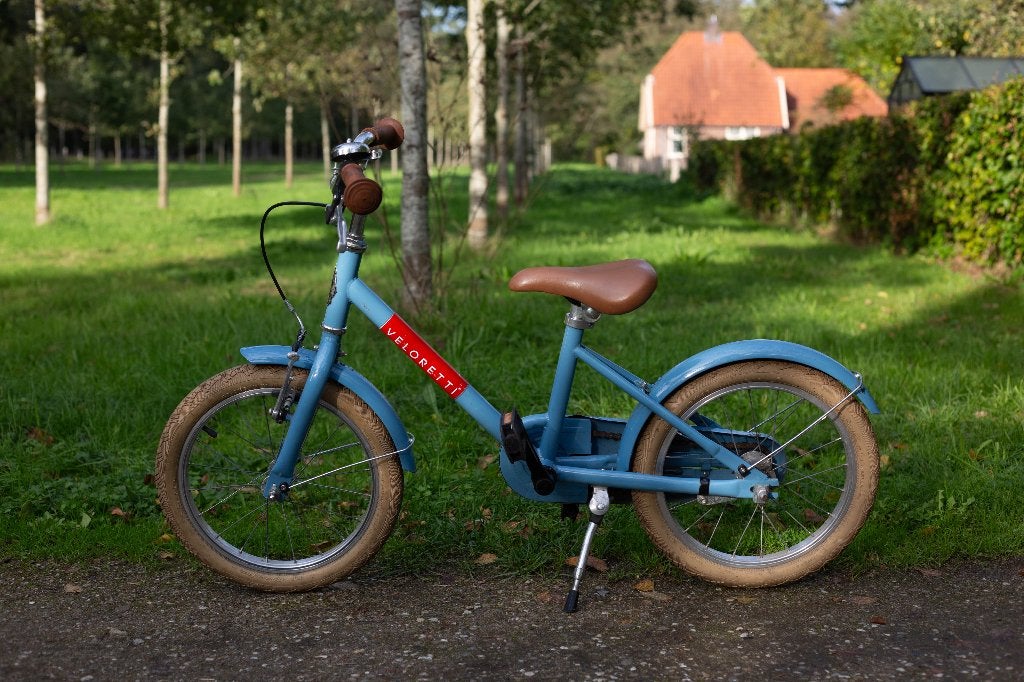 Veloretti kinderfiets 16 inch lichtblauw blauw, Ophalen, Gebruikt, Minder dan 16 inch, Veloretti