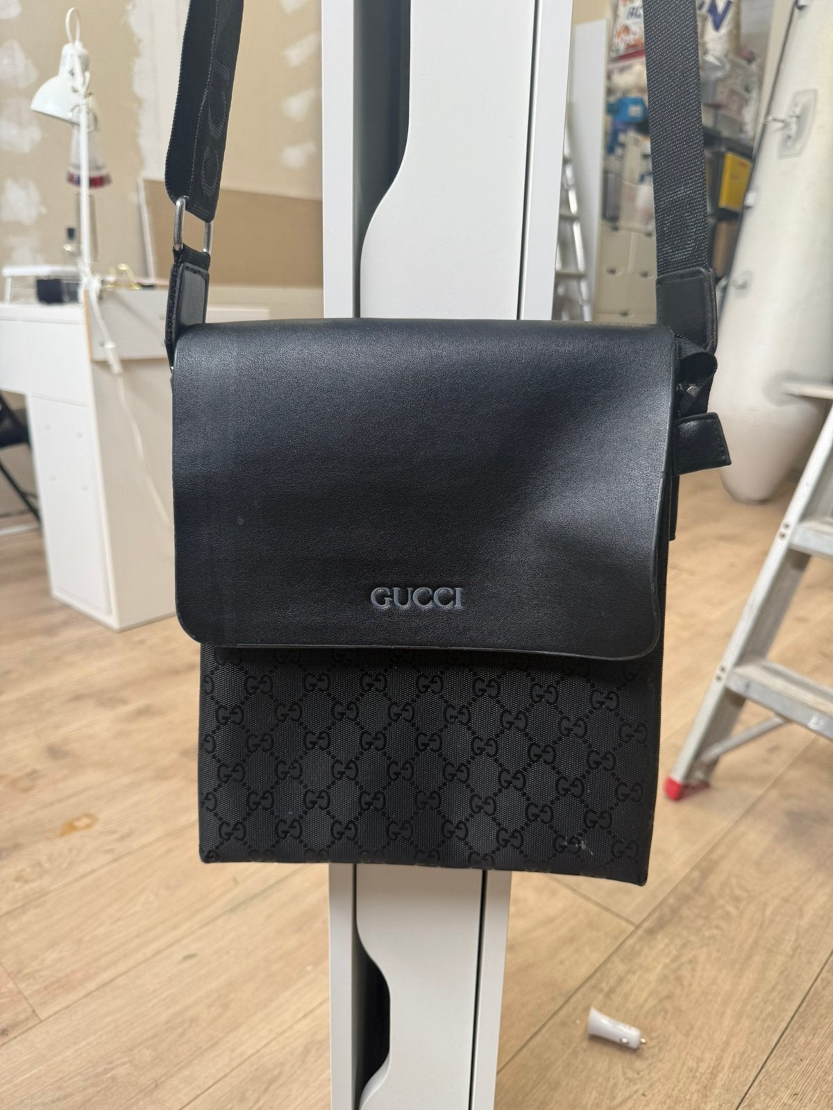 Echte gucci tas, Sieraden, Tassen en Uiterlijk, Tassen | Schoudertassen, Ophalen, Zo goed als nieuw, Zwart