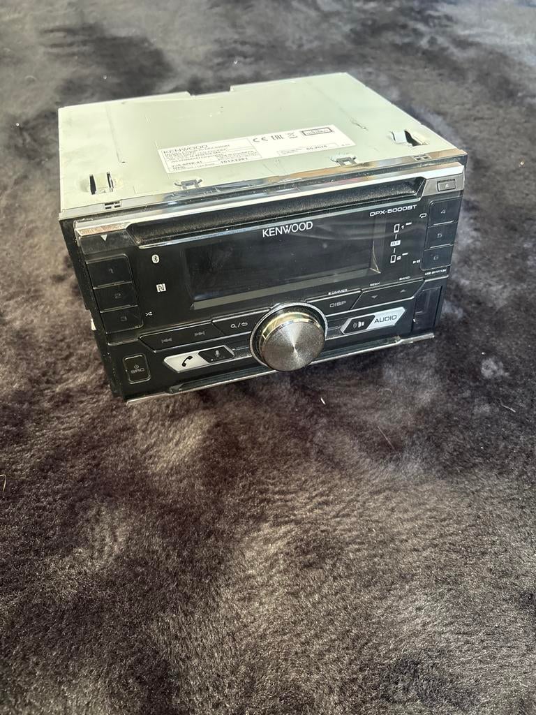 Kenwood DPX-5000BT Dubbel DIN Bluetooth, Auto diversen, Autoradio's, Ophalen of Verzenden, Gebruikt