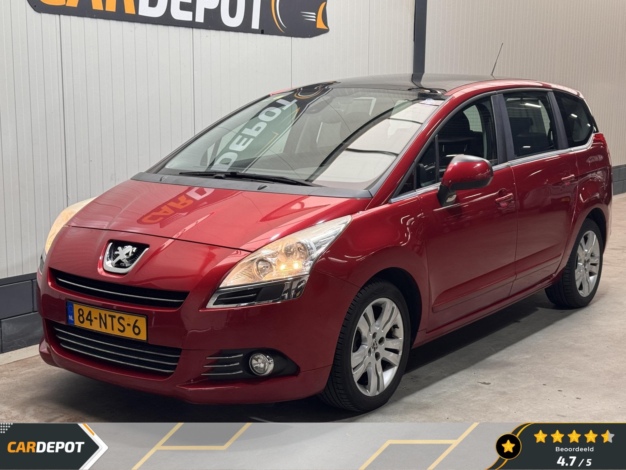 Peugeot 5008 1.6 VTi ST Premiere 7p. 7 Persoon Pano Nette Wa, Auto's, Voorwielaandrijving, Euro 5, Stof, Gebruikt