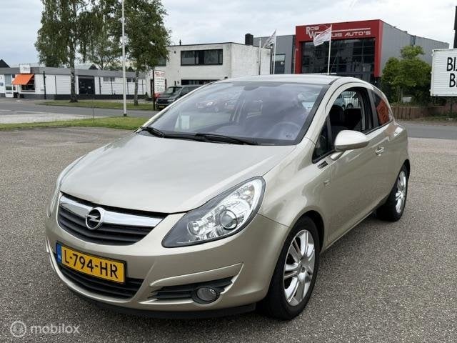 Opel Corsa 1.4-16V Sport, Voorwielaandrijving, Zwart, 4 cilinders, Leder en Stof