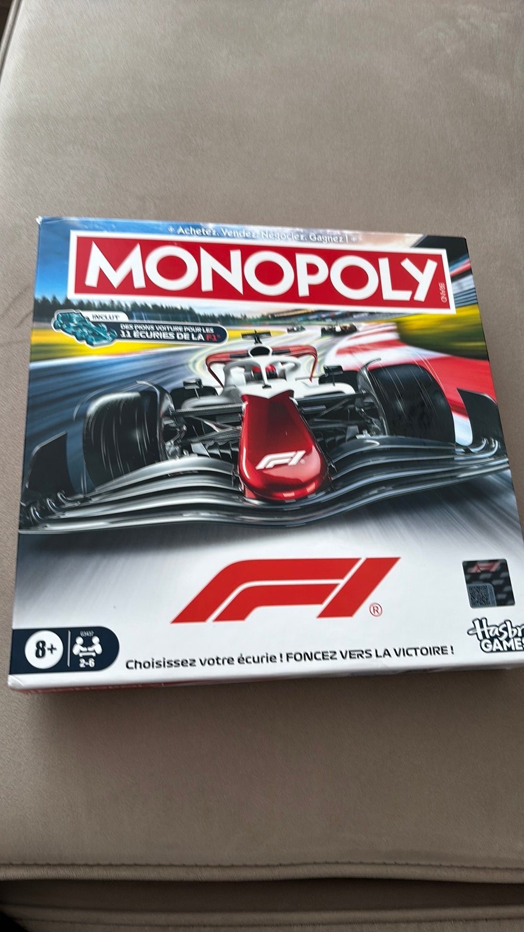 Monopoly Formule 1 FRANSE EDITIE, Vijf spelers of meer, Ophalen, Nieuw