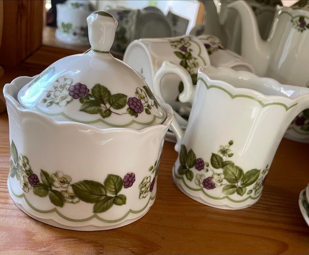 Eschenbach Bavaria Germany Servies - Bramenmotief, Huis en Inrichting, Ophalen, Zo goed als nieuw, Overige stijlen, Porselein