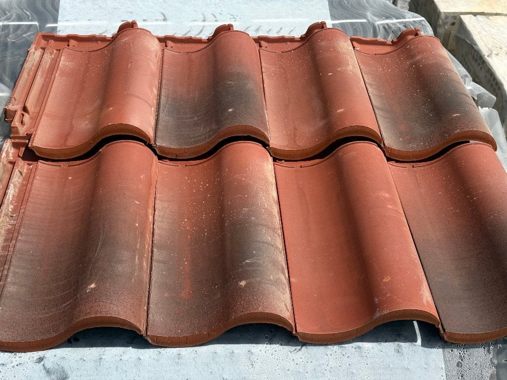 OVH ( Vieiili ) rood dakpannen Old Look , zeer mooi !, Ophalen, Steen of Klei, Nieuw, 15 m² of meer