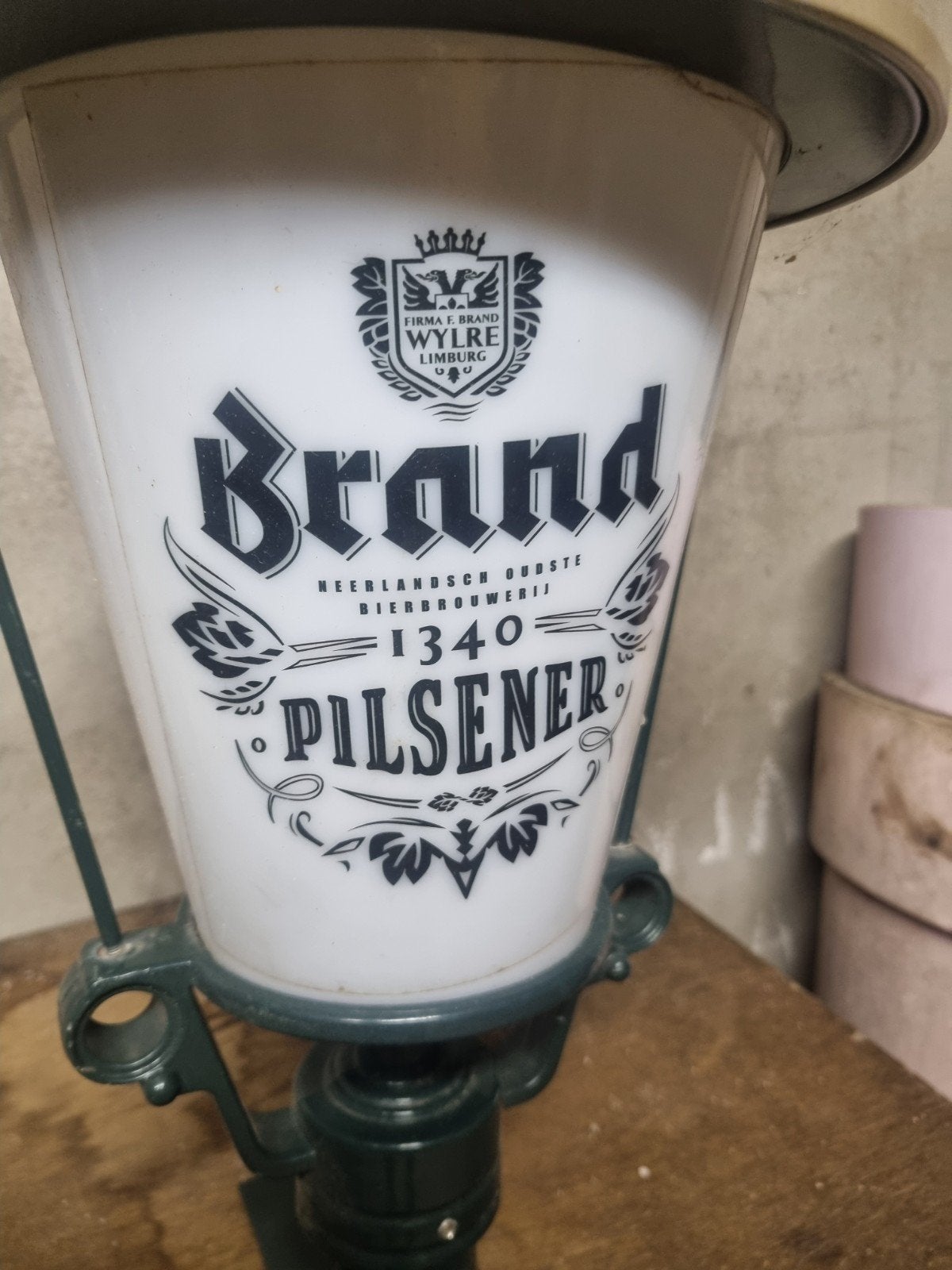 2 Brand Bier Lampen - Ideaal voor Mancave of Tuin, Verzamelen, Biermerken, Ophalen, Zo goed als nieuw, Brand