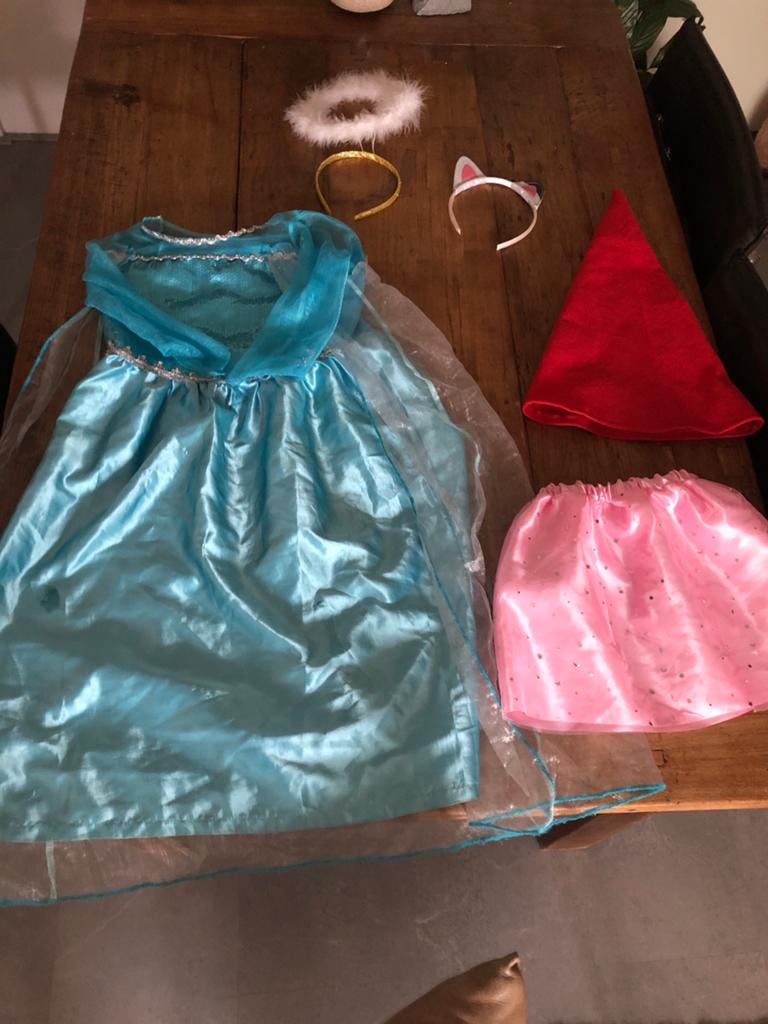 Prinsessenjurk verkleedkleding maat 140, Ophalen of Verzenden, Gebruikt, 134 t/m 140, Meisje