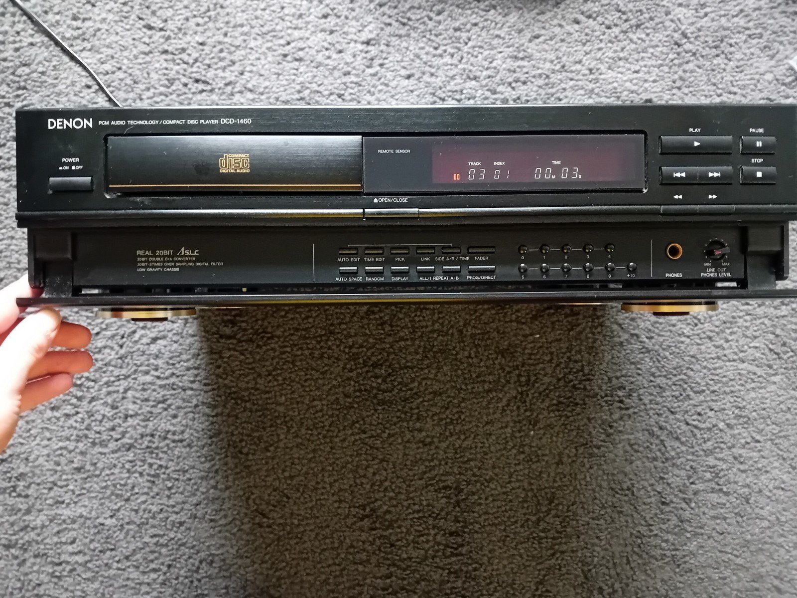 Denon DCD-1460 CD-speler - Defect (wrs KSS-150A laser), Ophalen, Niet werkend, Overige merken