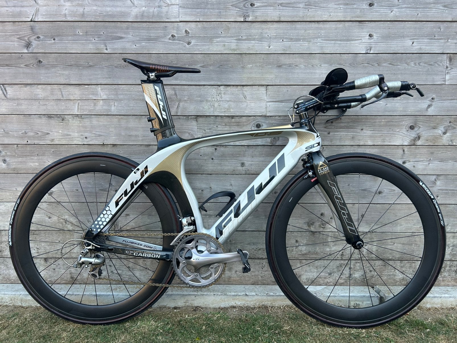 Tijdritfiets / triathlonfiets FUJI in meer dan prima staat, Fietsen en Brommers, Fietsen | Racefietsen, Carbon, Velgrem, Zo goed als nieuw