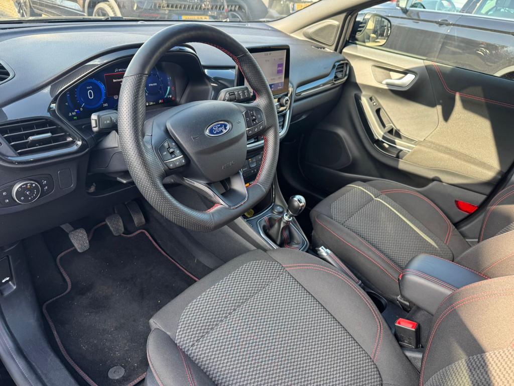Ford Puma 1.0 EcoBoost Hybrid ST-Line virtual cockpit, stoel, Auto's, Ford, Voorwielaandrijving, Stof, Lichtsensor, Zwart