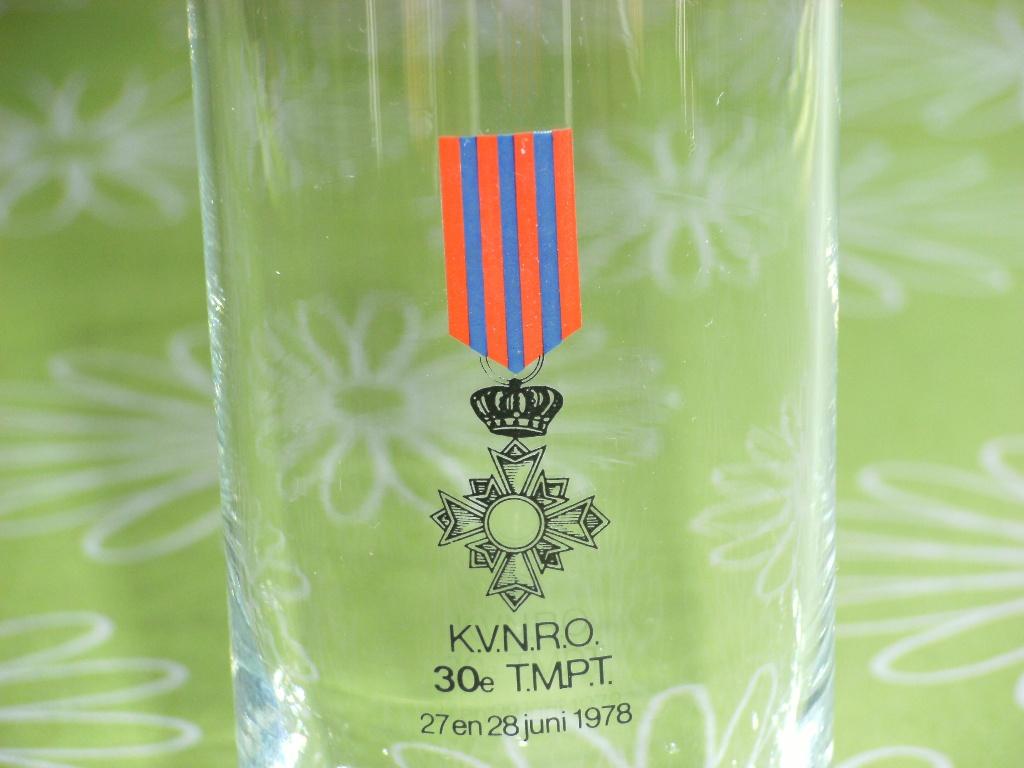 K.V.N.R.O. glas uit 1978 van de 30e T.M.P.T., Verzamelen, Ophalen of Verzenden, Overige soorten, Nederland, Overige typen