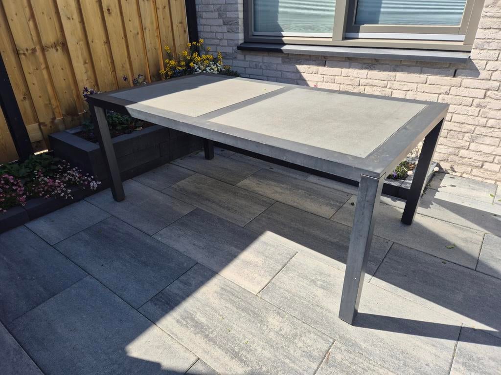Tuintafel, Tuin en Terras, Tuintafels, Ophalen, Rechthoekig, Aluminium