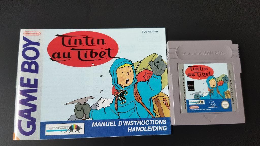 game boy Tintin au Tibet, Avontuur en Actie, Gebruikt, Verzenden, 1 speler