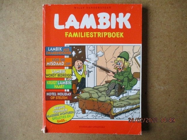 adv5963 lambik familiestripboek, Boeken, Stripboeken, Eén stripboek, Ophalen, Gelezen