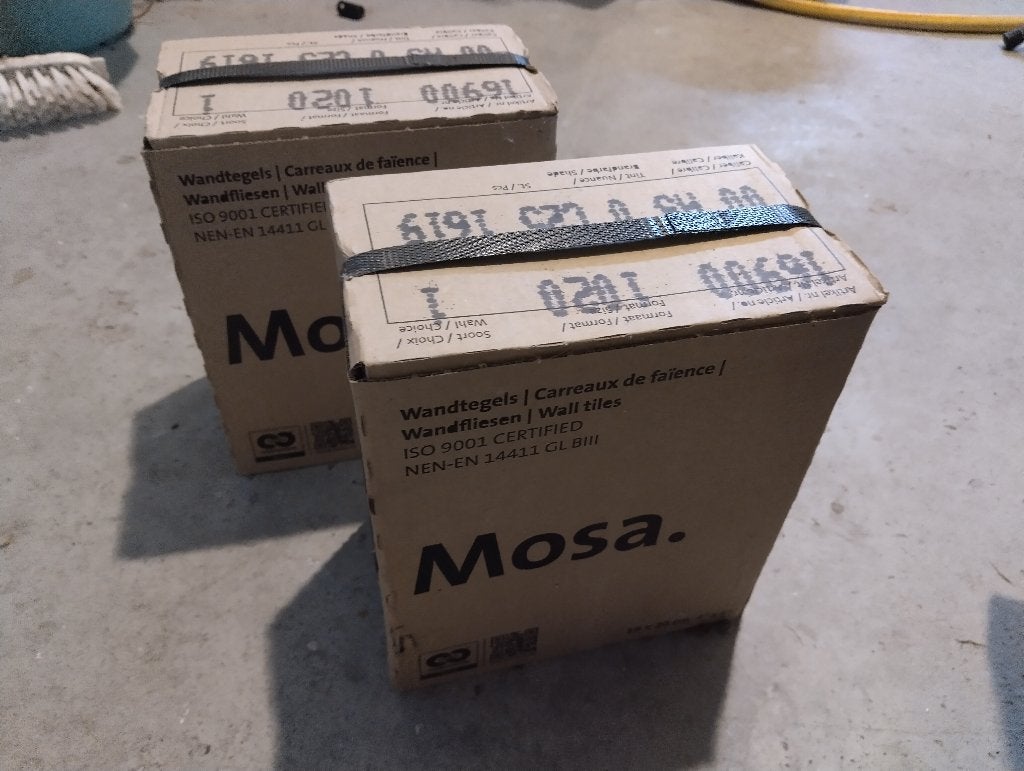 1 m2 Mosa wandtegels 10x20 cm accentwit 16900, Ophalen, Nieuw, Minder dan 20 cm, Minder dan 20 cm